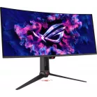 Монитор Asus 34" ROG Swift PG34WCDN черный QD OLED LED 21:9 HDMI матовая HAS Piv 1300cd 178гр/178гр 3440x1440 360Hz FreeSync Premium Pro DP Quad 2K (1440p) USB 8.3кг