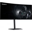 Монитор Gigabyte 34" G34WQC2 EK черный VA LED 21:9 HDMI M/M матовая HAS Piv 4000:1 450cd 178гр/178гр 3440x1440 200Hz FreeSync Premium DP WQ 7.36кг