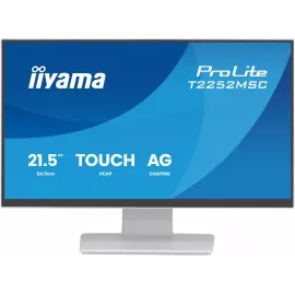 Монитор Iiyama 21.5" ProLite T2252MSC-W2AG белый IPS LED 5ms 16:9 HDMI M/M матовая 250cd 178гр/178гр 1920x1080 60Hz DP FHD USB Touch 4.5кг