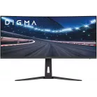 Монитор Digma 34" Overdrive 34A712Q черный VA LED 1ms 21:9 HDMI M/M матовая HAS Piv 450cd 178гр/178гр 3440x1440 200Hz DP UW 5.7кг
