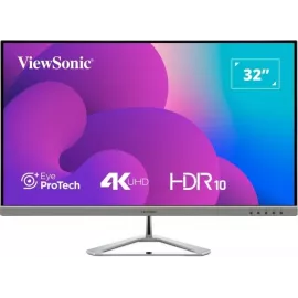 Монитор ViewSonic 31.5" VX3276-4K-MHD-2 серебристый VA LED 16:9 HDMI M/M матовая 350cd 178гр/178гр 3840x2160 60Hz DP 4K 6.9кг
