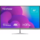 Монитор ViewSonic 31.5" VX3276-4K-MHD-2 серебристый VA LED 16:9 HDMI M/M матовая 350cd 178гр/178гр 3840x2160 60Hz DP 4K 6.9кг