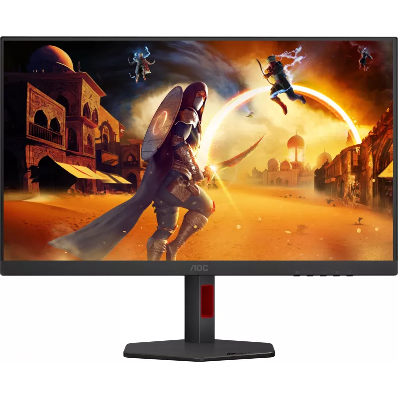 Монитор AOC 27" U27G4R черный/красный IPS LED 16:9 HDMI матовая HAS Piv 400cd 178гр/178гр 3840x2160 160Hz G-Sync DP 4K USB 6.35кг