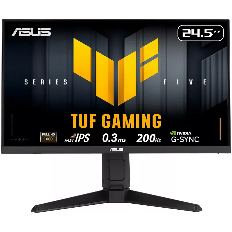 Монитор Asus 24.5" TUF Gaming VG259QL5A черный IPS LED 16:9 HDMI M/M матовая HAS Piv 300cd 178гр/178гр 1920x1080 200Hz FreeSync Premium DP FHD 4.9кг