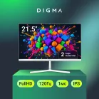 Монитор Digma 21.5" Progress 22P602F белый IPS LED 1ms 16:9 HDMI M/M матовая 250cd 178гр/178гр 1920x1080 120Hz DP FHD 2.2кг