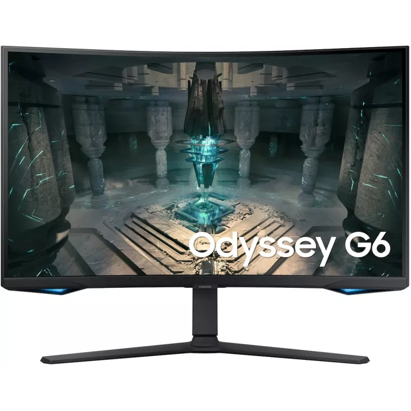 Монитор Samsung 31.5" Odyssey G6 S32BG650EUXEN черный VA LED 16:9 HDMI полуматовая HAS Piv 2500:1 350cd 178гр/178гр 2560x1440 240Hz FreeSync Premium Pro DP 2K USB 7.4кг