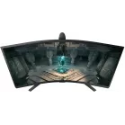 Монитор Samsung 31.5" Odyssey G6 S32BG650EUXEN черный VA LED 16:9 HDMI полуматовая HAS Piv 2500:1 350cd 178гр/178гр 2560x1440 240Hz FreeSync Premium Pro DP 2K USB 7.4кг