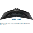 Монитор Samsung 31.5" Odyssey G6 S32BG650EUXEN черный VA LED 16:9 HDMI полуматовая HAS Piv 2500:1 350cd 178гр/178гр 2560x1440 240Hz FreeSync Premium Pro DP 2K USB 7.4кг