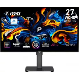 Монитор MSI 26.5" Max 271QPX14G черный QD OLED LED 16:9 HDMI M/M матовая HAS Piv 1500000:1 250cd 178гр/178гр 2650x1440 144Hz FreeSync Premium Pro DP WQ USB 8кг