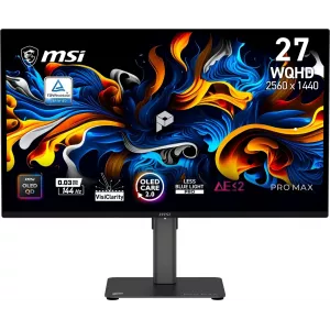  MSI 265quot Max 271QPX14G QD OLED LED 169 HDMI MM HAS Piv 15000001 250cd 178178 2650x1440 144Hz FreeSync Premium Pro DP WQ USB 8