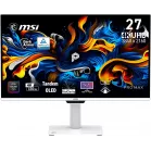Монитор MSI 26.5" Max 271UPXW12G белый QD OLED LED 16:9 HDMI M/M матовая HAS Piv 250cd 178гр/178гр 3840x2160 120Hz FreeSync Premium Pro DP 4K USB 6.6кг