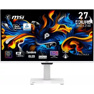  MSI 265quot Max 271UPXW12G QD OLED LED 169 HDMI MM HAS Piv 250cd 178178 3840x2160 120Hz FreeSync Premium Pro DP 4K USB 66
