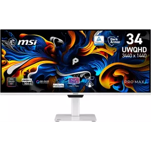  MSI 34quot Max 341QPXW14G QD OLED LED 219 HDMI MM HAS Piv 250cd 178178 3440x1440 144Hz FreeSync Premium Pro DP UW USB 89
