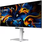 Монитор MSI 34" Max 341QPXW14G белый QD OLED LED 21:9 HDMI M/M полуматовая HAS Piv 250cd 178гр/178гр 3440x1440 144Hz FreeSync Premium Pro DP UW USB 8.9кг