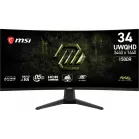 Монитор MSI 34" Mag 346CQDF E20 черный VA LED 21:9 HDMI матовая 300cd 178гр/178гр 3440x1440 200Hz DP 2K 6.37кг