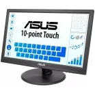 Монитор Asus 15.6" VT169HE черный IPS LED 16:9 HDMI матовая 1000:1 220cd 170гр/170гр 1920x1080 60Hz VGA FHD Touch 1.46кг
