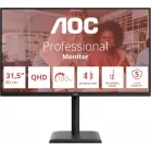 Монитор AOC 31.5" Q32E4U черный IPS LED 4ms 16:9 HDMI M/M матовая HAS Piv 350cd 178гр/178гр 2560x1440 100Hz DP 2K USB 9.01кг