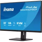 Монитор Iiyama 32" ProLite XB3294UHSCP-B1 черный VA LED 2ms 21:9 HDMI M/M матовая HAS 400cd 178гр/178гр 3440x2160 75Hz DP 4K USB 9.7кг