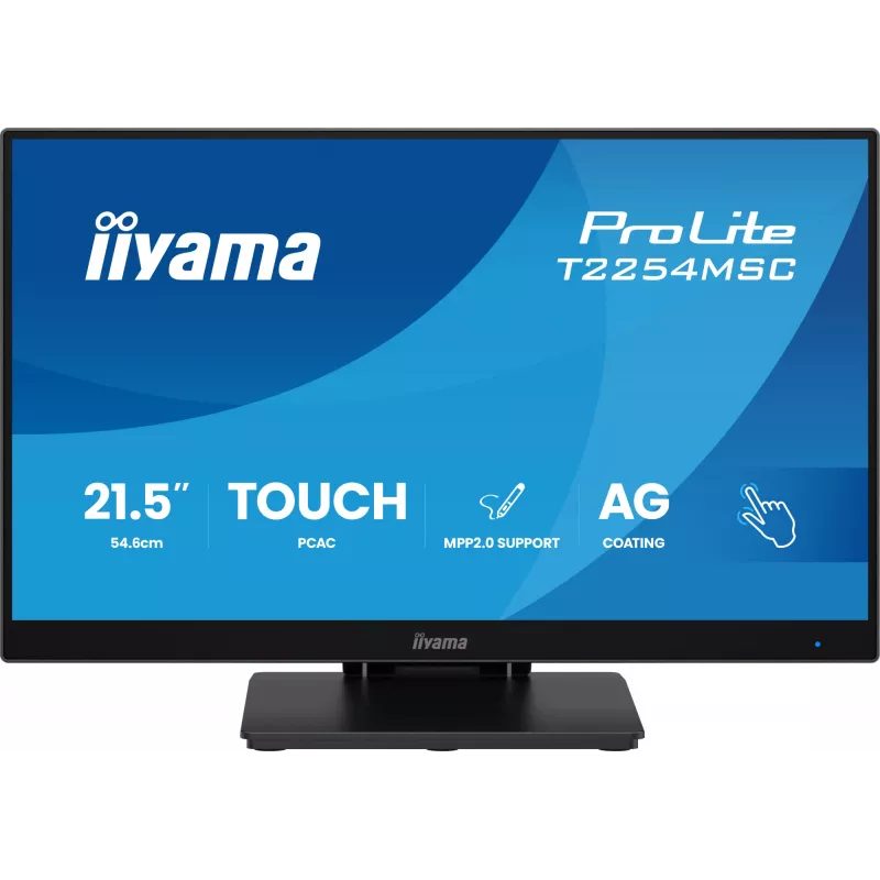 Монитор Iiyama 21.5" ProLite T2254MSC-B2AG черный IPS LED 16:9 HDMI M/M глянцевая HAS 300cd 178гр/178гр 1920x1080 100Hz DP FHD USB Touch 4.9кг