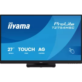 Монитор Iiyama 27" ProLite T2754MSC-B2AG черный IPS LED 16:9 HDMI M/M глянцевая HAS 300cd 178гр/178гр 1920x1080 75Hz VGA FHD USB Touch 6.6кг
