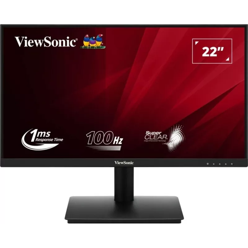 Монитор ViewSonic 21.5" VA220-H черный VA LED 16:9 HDMI матовая 4000:1 250cd 178гр/178гр 1920x1080 100Hz VGA FHD 2.5кг