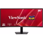 Монитор ViewSonic 34" VA3420C-2 черный VA LED 21:9 HDMI M/M матовая HAS Piv 3000:1 300cd 178гр/178гр 3440x1440 120Hz DP 2K USB 8.4кг