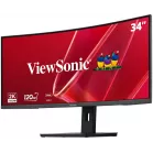 Монитор ViewSonic 34" VA3420C-2 черный VA LED 21:9 HDMI M/M матовая HAS Piv 3000:1 300cd 178гр/178гр 3440x1440 120Hz DP 2K USB 8.4кг