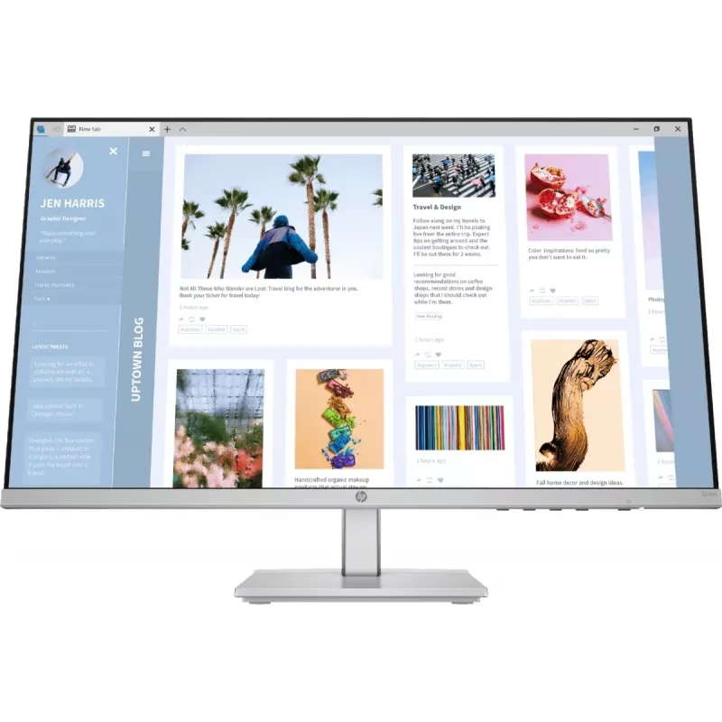 Монитор HP 23.8" Series 5 524sh серебристый/черный IPS LED 16:9 HDMI матовая HAS Piv 300cd 178гр/178гр 1920x1080 VGA FHD 2.5кг