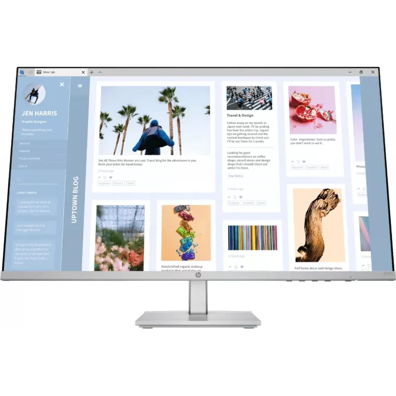 Монитор HP 27" Series 5 527sh серебристый/черный IPS LED 16:9 HDMI матовая HAS Piv 300cd 178гр/178гр 1920x1080 VGA FHD 3.2кг