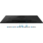 Монитор Samsung 32" Odyssey G5 S32FG502EIXCI черный Fast IPS LED 16:9 HDMI матовая HAS Piv 300cd 178гр/178гр 2560x1440 180Hz FreeSync DP QHD 4.9кг