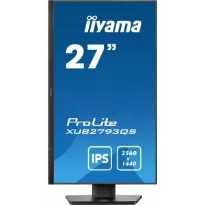 Iiyama 27quot ProLite XB2793QSUB1 IPS LED 169 HDMI MM HAS Piv 350cd 178178 2560x1440 120Hz DP Quad 2K 1440p USB 62