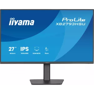  Iiyama 27quot ProLite XB2793HSUB1 IPS LED 1ms 169 HDMI MM HAS Piv 350cd 178178 1920x1080 120Hz DP FHD USB 6