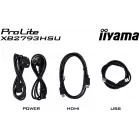 Монитор Iiyama 27" ProLite XB2793HSU-B1 черный IPS LED 1ms 16:9 HDMI M/M матовая HAS Piv 350cd 178гр/178гр 1920x1080 120Hz DP FHD USB 6кг