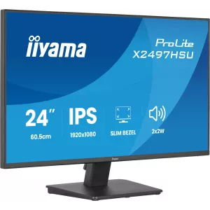  Iiyama 238quot ProLite X2497HSUB1 IPS LED 169 HDMI MM 350cd 178178 1920x1080 120Hz DP FHD USB 33