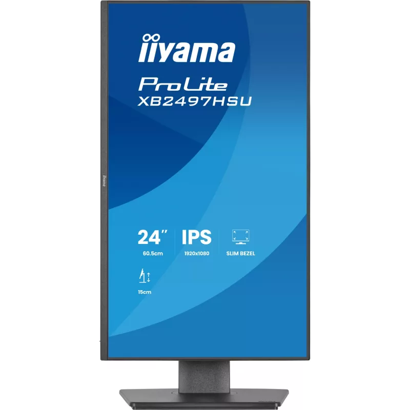 Монитор Iiyama 23.8" ProLite XB2497HSU-B1 черный IPS LED 16:9 M/M матовая HAS Piv 250cd 178гр/178гр 1920x1080 100Hz DP FHD USB 4.7кг