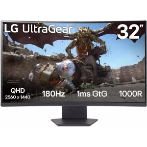  LG 315quot UltraGear 32GS60QCB VA LED 169 HDMI 30001 300cd 178178 2560x1440 180Hz FreeSync DP WQ HD 2K 1440p 72