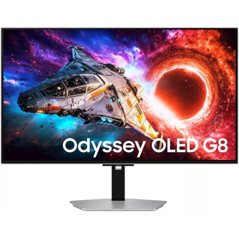 Монитор Samsung 32" Odyssey OLED G8 S32HG802SIXCI черный OLED LED 16:9 HDMI матовая HAS Piv 250cd 178гр/178гр 3840x2160 240Hz FreeSync Premium Pro DP 4K USB 7.8кг