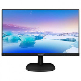 МОНИТОР 23.8" PHILIPS 243V7QDAB/00(01) Black (IPS, 1920x1080, 75Hz, 4 ms, 178°/178°, 250 cd/m, 10M:1, +DVI, +HDMI, +MM)