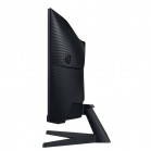 МОНИТОР 34" Samsung C34G55TWWI Black Сurved (LED, Wide, 3440x1440, 165Hz, 1ms, 178°/178°, 250 cd/m, 2500:1, +DP, +НDMI, 