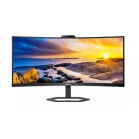 МОНИТОР 34" PHILIPS 34E1C5600HE/00 Black (VA, изогнутый, 3440x1440, 100Hz, 1 ms, 178°/178°, 300 cd/m, 3000:1, +HDMI 2.0)