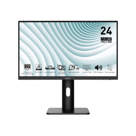 МОНИТОР 23.8" MSI PRO MP243P Black с поворотом экрана (IPS, 1920x1080, 75Hz, 5 ms, 178°/178°, 250 cd/m, 100M:1, +HDMI)