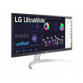 МОНИТОР 29" LG 29WQ600-W WHITE-Silver (IPS, 2560x1080, 100Hz, 5 ms, 178°/178°, 350 cd/m, 1000:1,+HDMI 1.4, +DisplayPort)