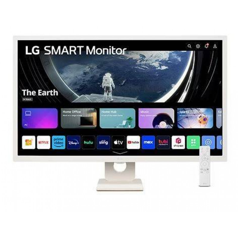 МОНИТОР 32" LG 32SR50F-W WHITE (IPS, 1920x1080, 5 ms, 178°/178°, 250 cd/m, 1200:1, +2xHDMI 2.1, +2xUSB, +MM, +WiFi, +ИT)