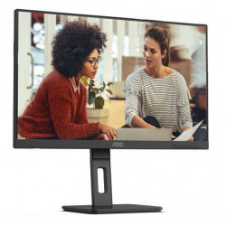 МОНИТОР 23.8 AOC 24E3QAF Black с поворотом экрана (IPS, 1920x1080, 75Hz, 4 ms, 178°/178°, 300 cd/m, 1300:1, +HDMI 1.4)