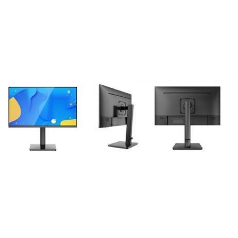 МОНИТОР 23.8" BRAVUS BVG2437P Black с поворотом экрана (IPS, 1920x1080, 120Hz, 178°/178°, 1 ms, 250 cd/m, +HDMI)