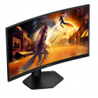 МОНИТОР 27" AOC CQ27G4X Black с поворотом экрана (VA, изогнутый, 2560x1440, 180Hz, 0.5 ms, 178°/178°, 300 cd/m, 4000:1)