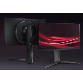 МОНИТОР 23.8" LG 24GS65F-B Black с поворотом экрана (IPS, 1920x1080, 180Hz, 1 ms, 178°/178°, 300 cd/m, 1000:1, +НDMI,DP)