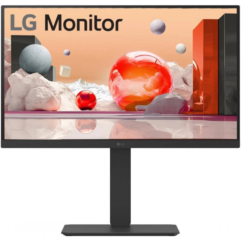 МОНИТОР 23.8" LG 24BA650-B Black с поворотом экрана (IPS, 1920x1080, 5 ms, 178°/178°, 250 cd/m, 1300:1, +HDMI, +DP,MM)