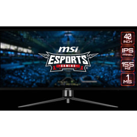 МОНИТОР 40" MSI MAG401QR Black (IPS, 3440x1440, 155Hz, 4ms, 178°/178°, 400 cd/m², 1000:1, +2x HDMI 2.0, +DP 1.4a, +USB)