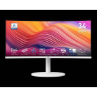 МОНИТОР 34" MSI Modern MD342CQPW White с поворотом экрана (VA, 3440x1440, 120Hz, 4ms, 178°/178°, 300 cd/m², 3500:1, +2x 
